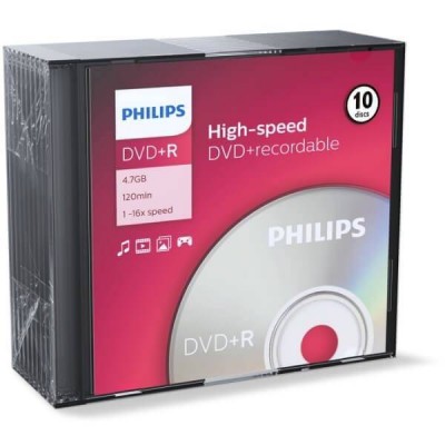 PHILIPS PŁYTA DVD+R 4,7GB...