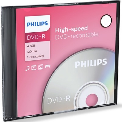 PHILIPS PŁYTA DVD-R 4,7GB...